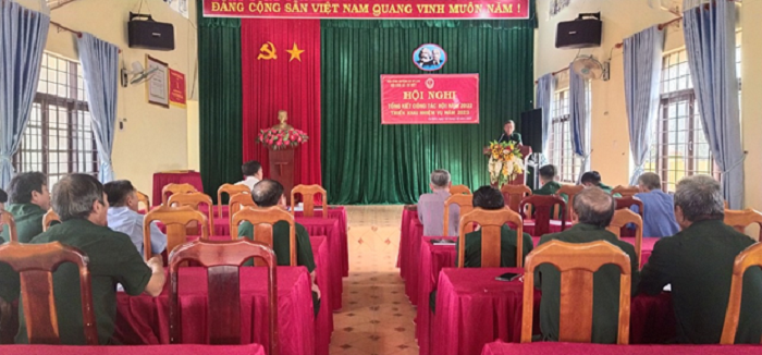 Hội cựu chiến binh xã Cư Mốt tổng kết công tác hội năm 2022